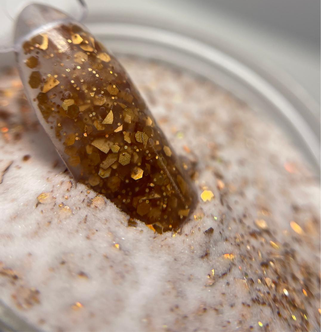 Polímero Glitter gold 16 1oz