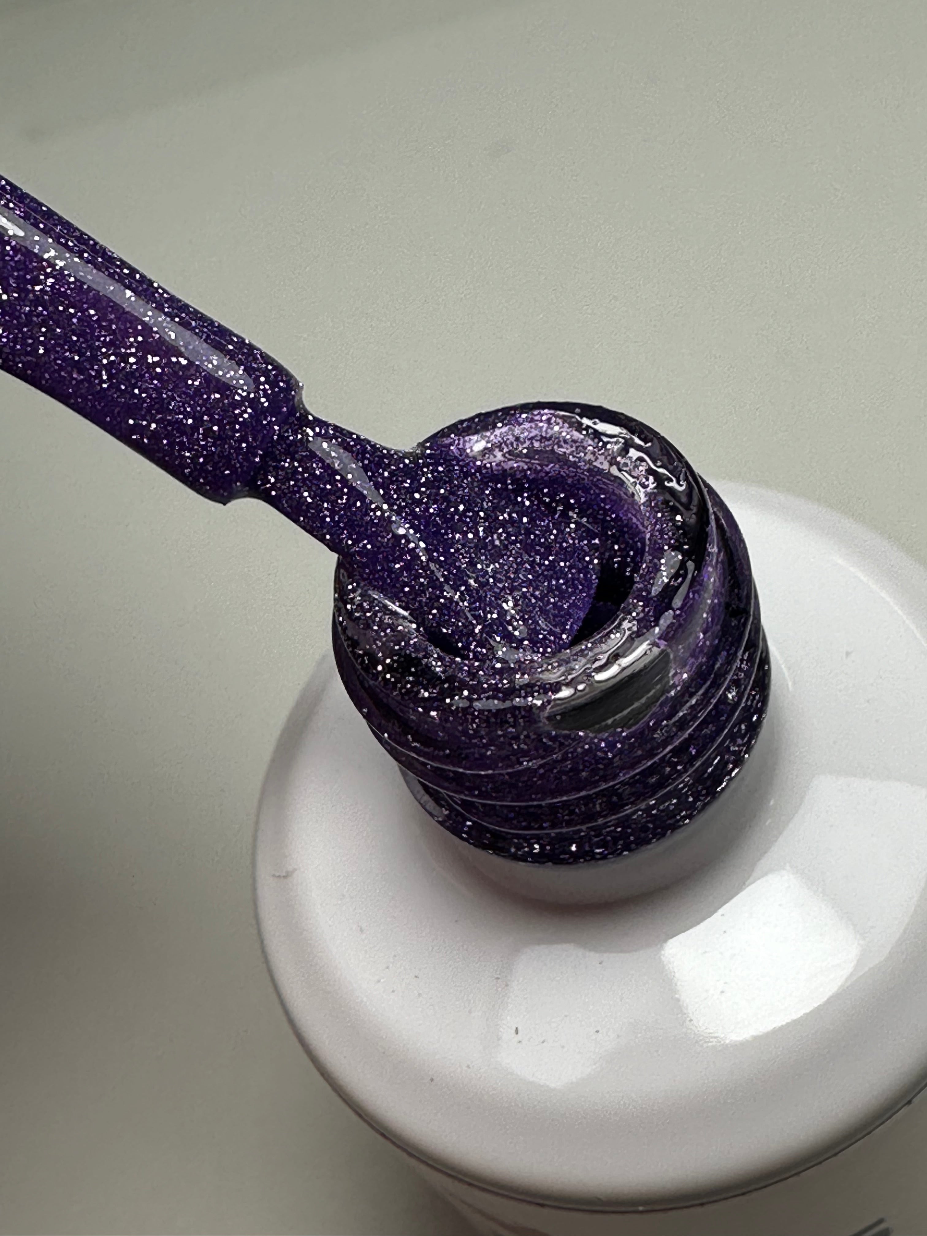 Esmalte en Gel Glitter violet