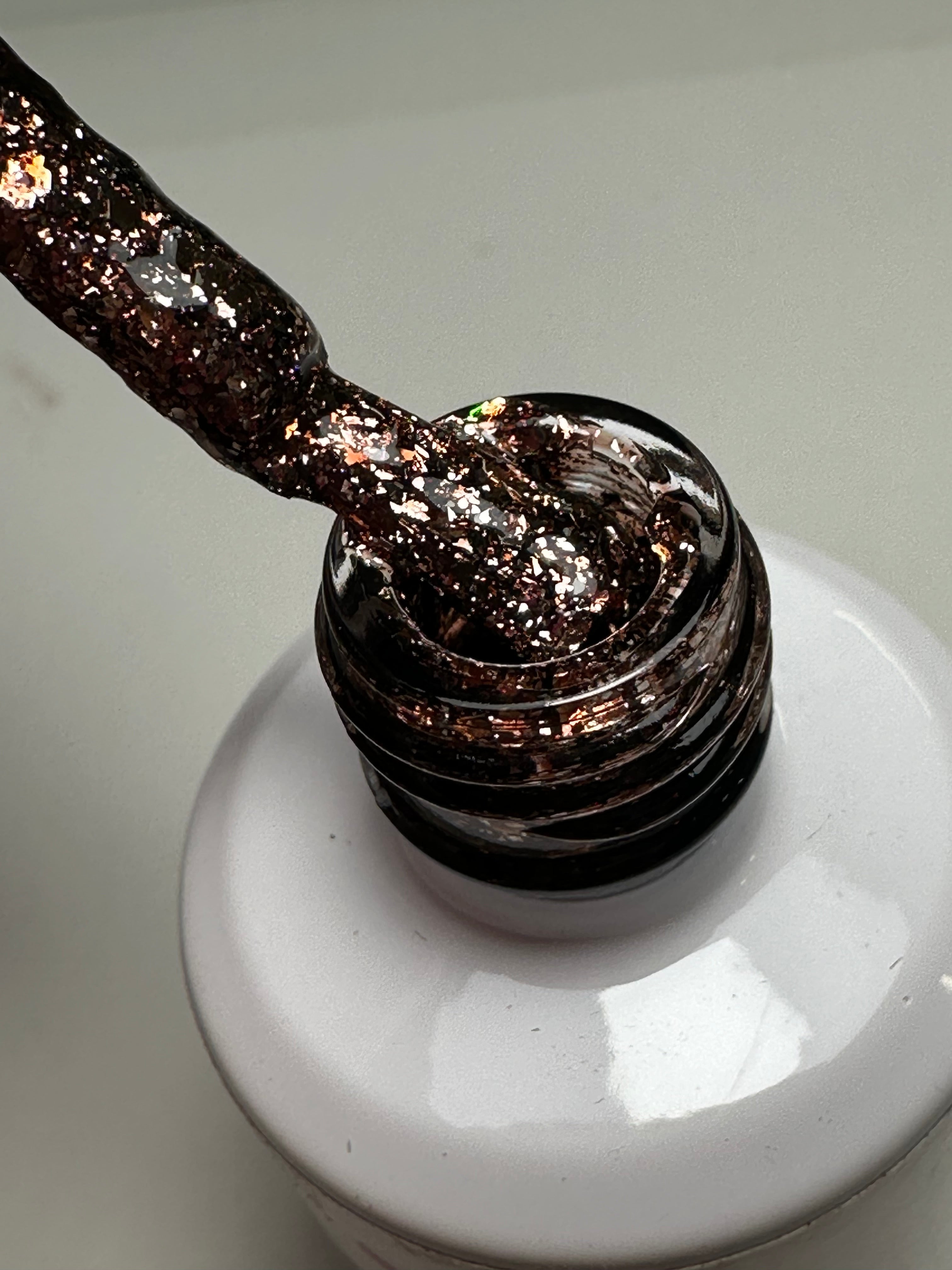 Esmalte en Gel Glitter Brown
