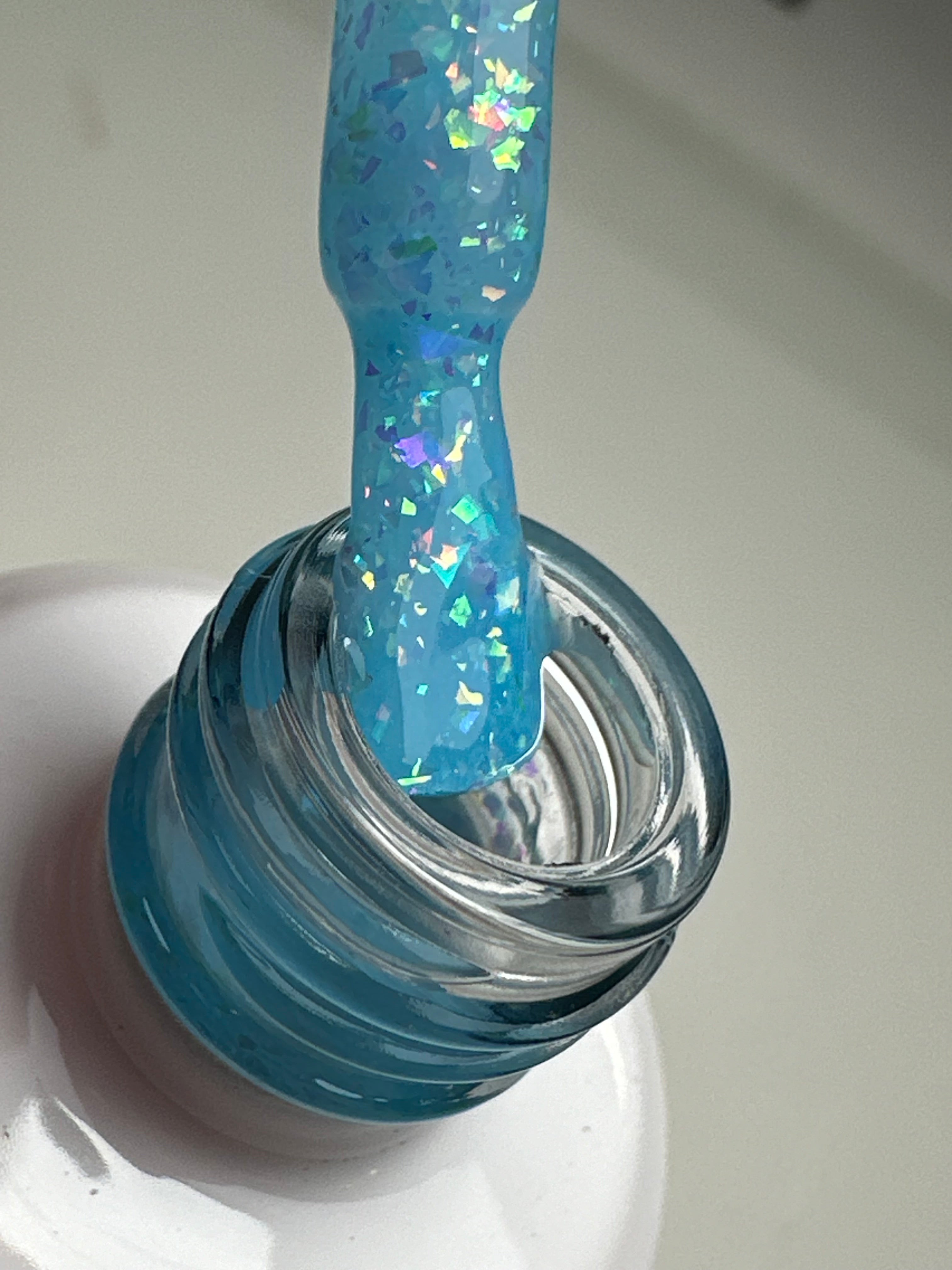 Baby Blue Glitter