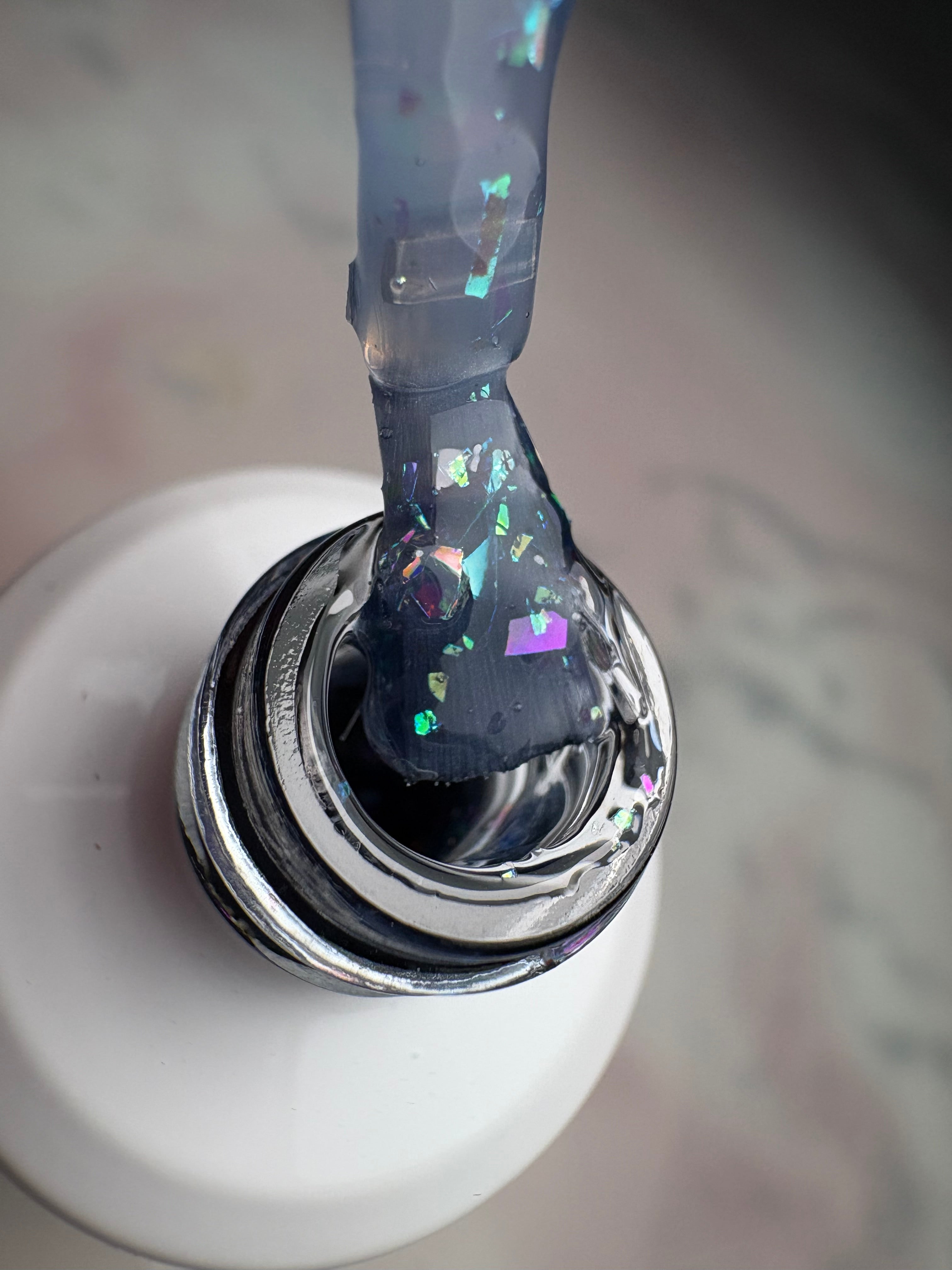Gel polish Blue Flakes