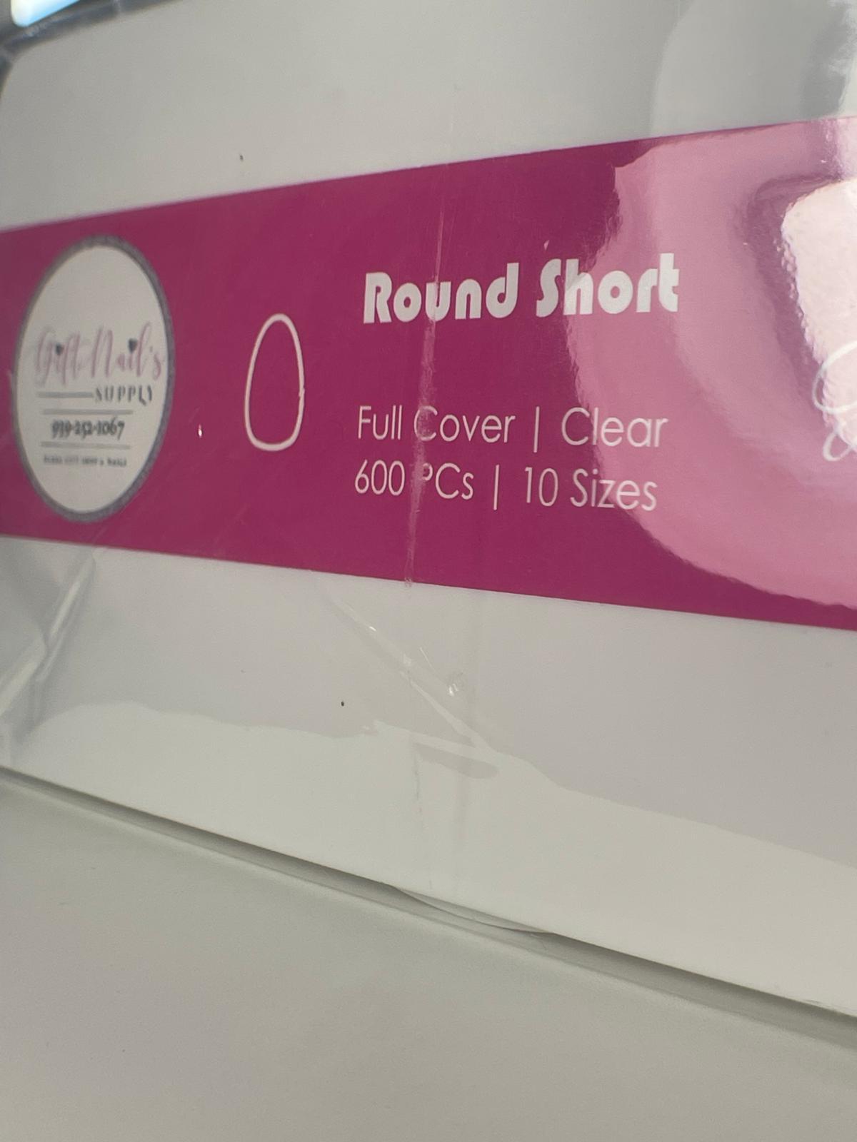 Caja gel tips Round Short